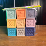 Large Soft teethers Building Blocks Numbers and Shapes For Kids (8850-12)