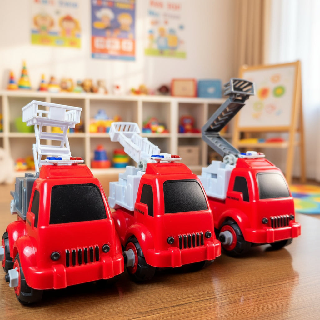 DIY Fire Rescue Truck For Kids