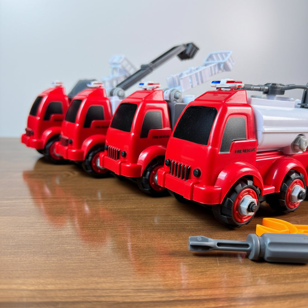 DIY Fire Rescue Truck For Kids