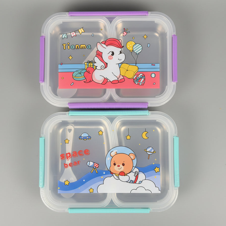 Stainless Steel Premium Lunch Box For Kids (029-7)