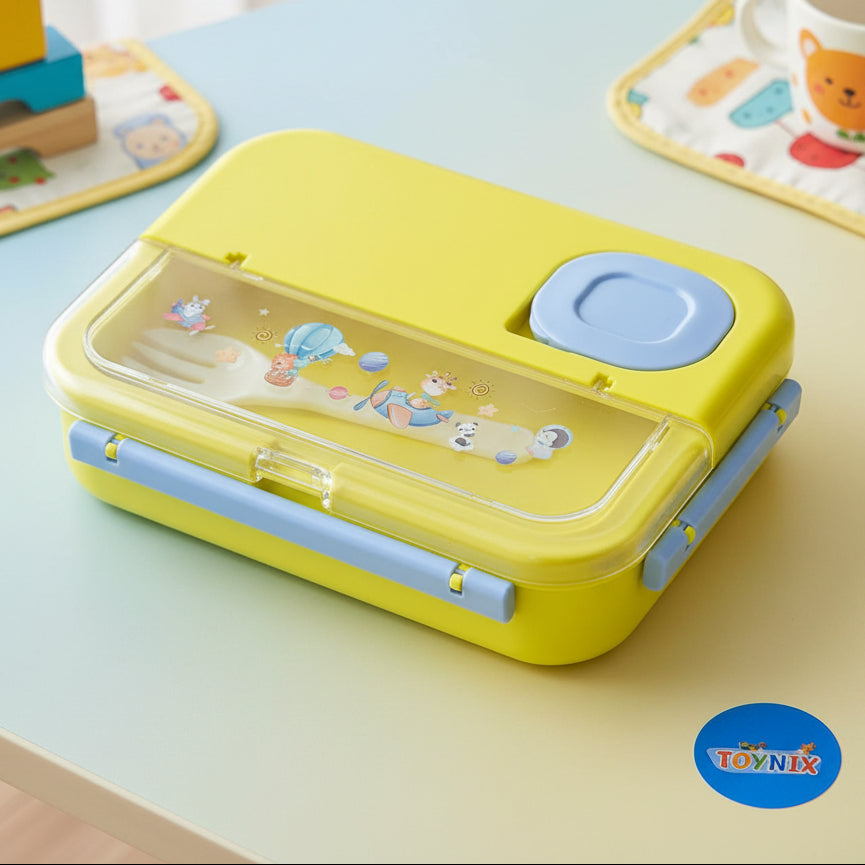 Premium Plastic Lunch Box with Sauce Container (029-27)