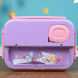 Premium Plastic Lunch Box with Sauce Container (029-27)