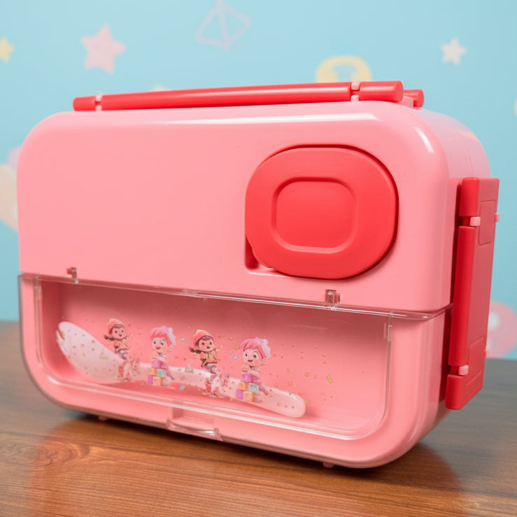 Premium Plastic Lunch Box with Sauce Container (029-27)