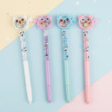 Cute Cat Glitter Ballpoint Pen For Kids (1005)