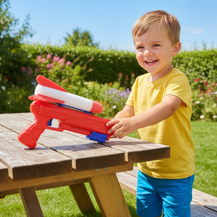 Catapult Gun With Foam Rocket For Kids (FM-24)