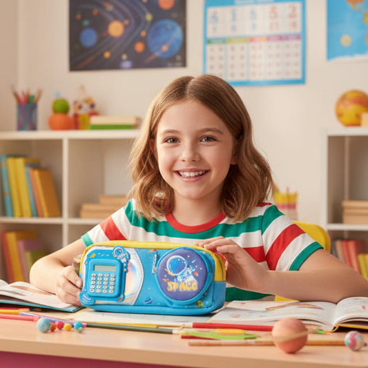 Space Geometry Box With Calculator For Kids - Toynix.pk