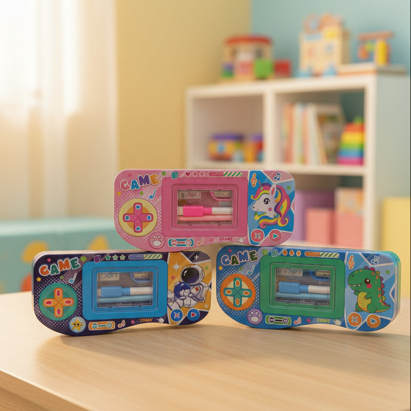 3D Metal Pencil Box Set for Kids (KT-H25002)