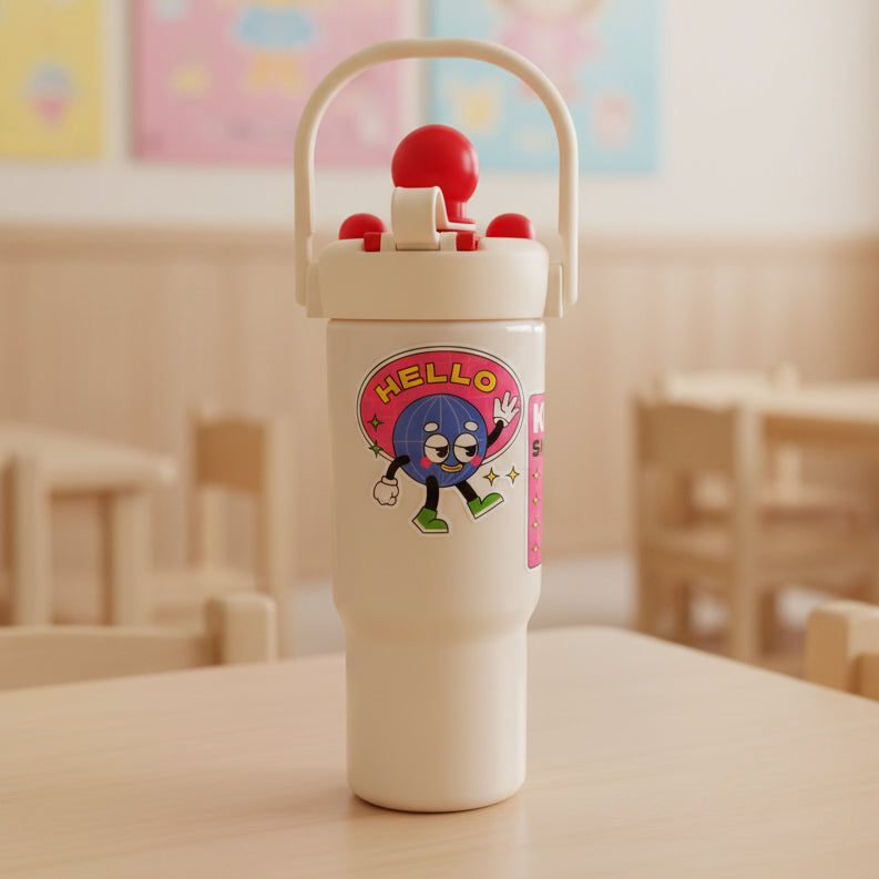 Cute Cartoon Water Bottle For Kids (029-50)
