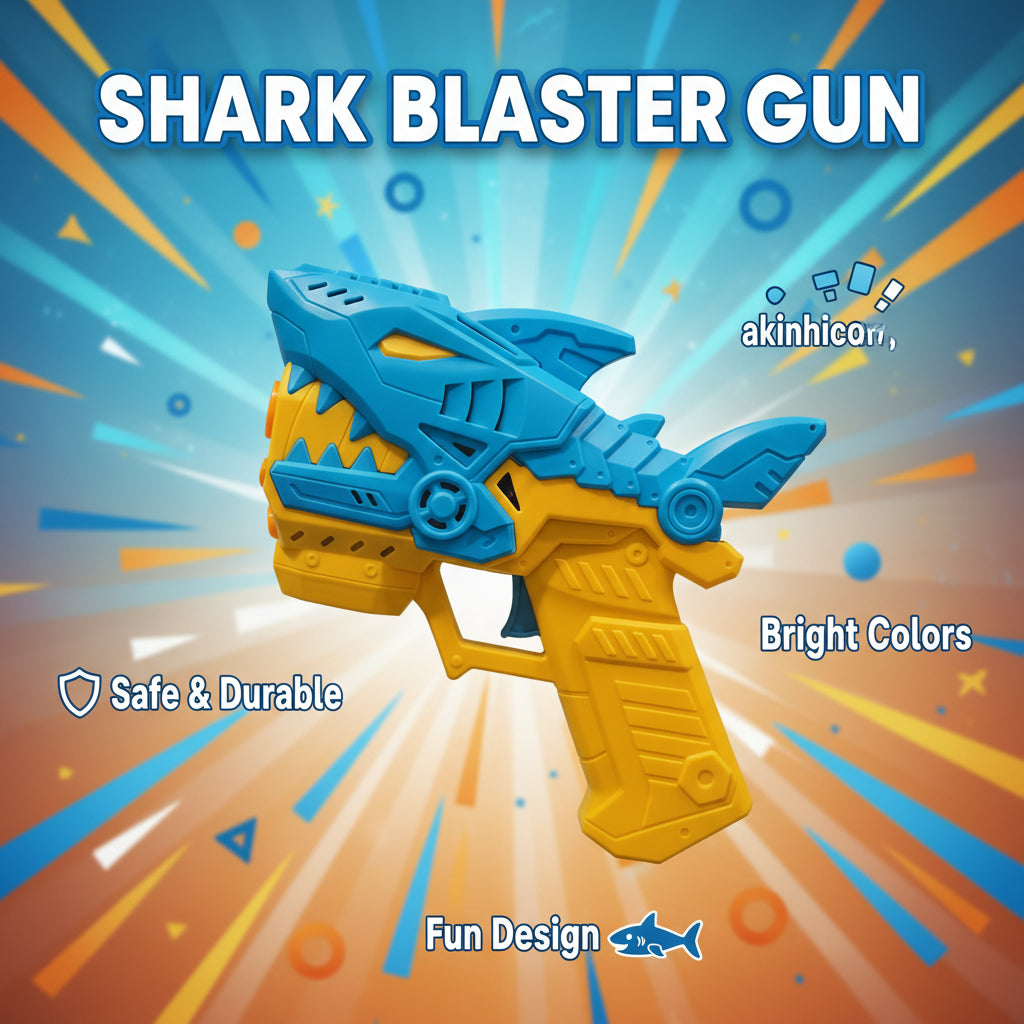 Shark Bubble Gun For Kids (Random Color | 333-51)