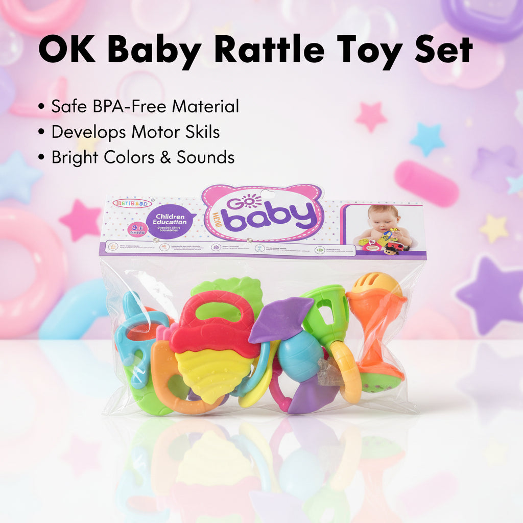 Colorful Musical Baby Rattles Toy Set (TG8368A-3)