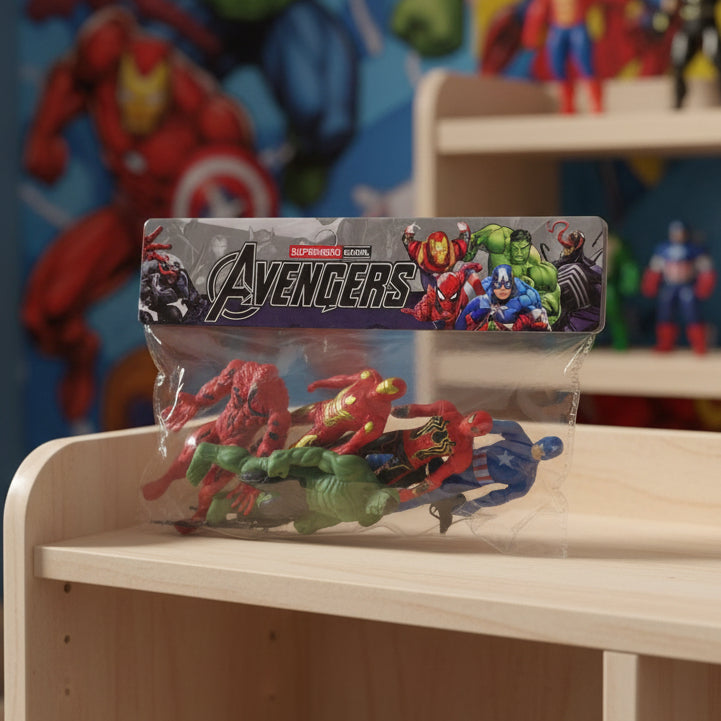 Avengers Super Hero Action Figure Set for Kids
