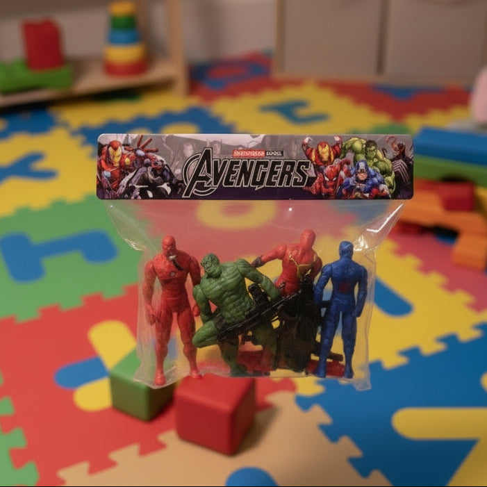 Avengers Super Hero Action Figure Set for Kids