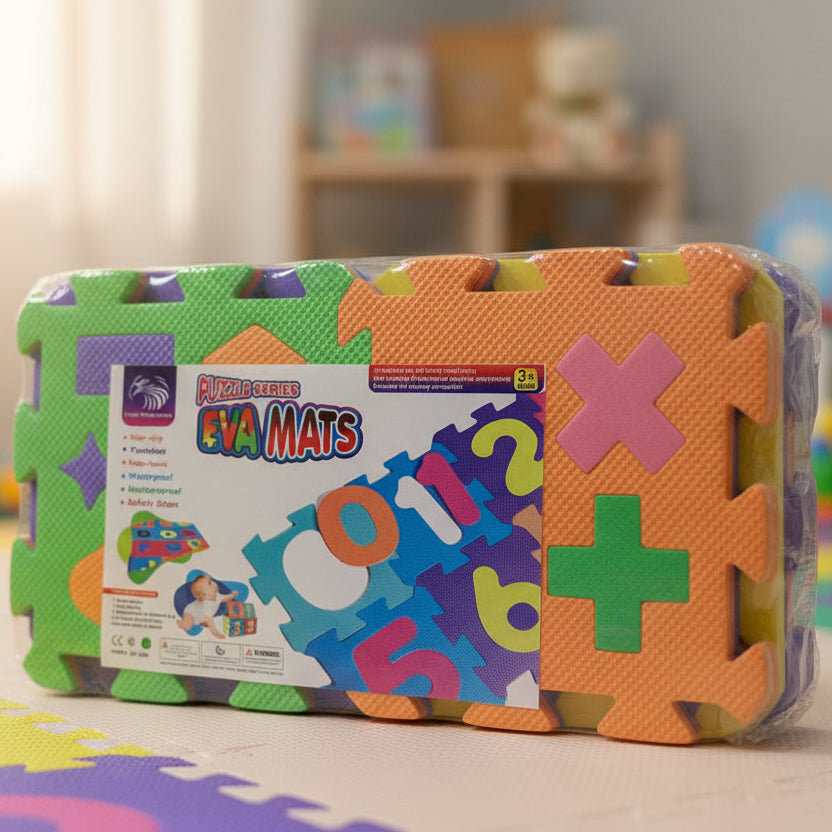 Alphabet, Numbers, Signs & Shape Foam Puzzle Mat for Kids (EM-12/36)