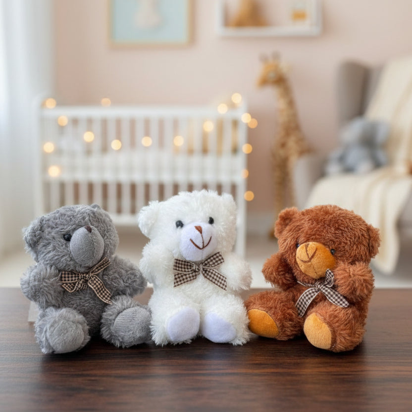Teddy Bear Keychain for Kids (Random Color)