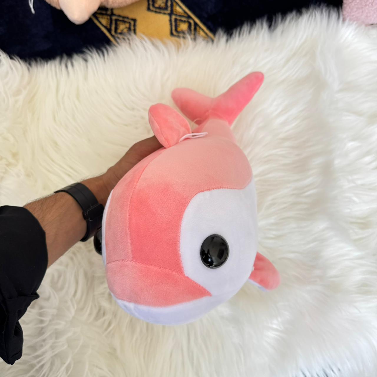 Cute Dolphin Plush Toy for Kids | 25cm (Random Color)