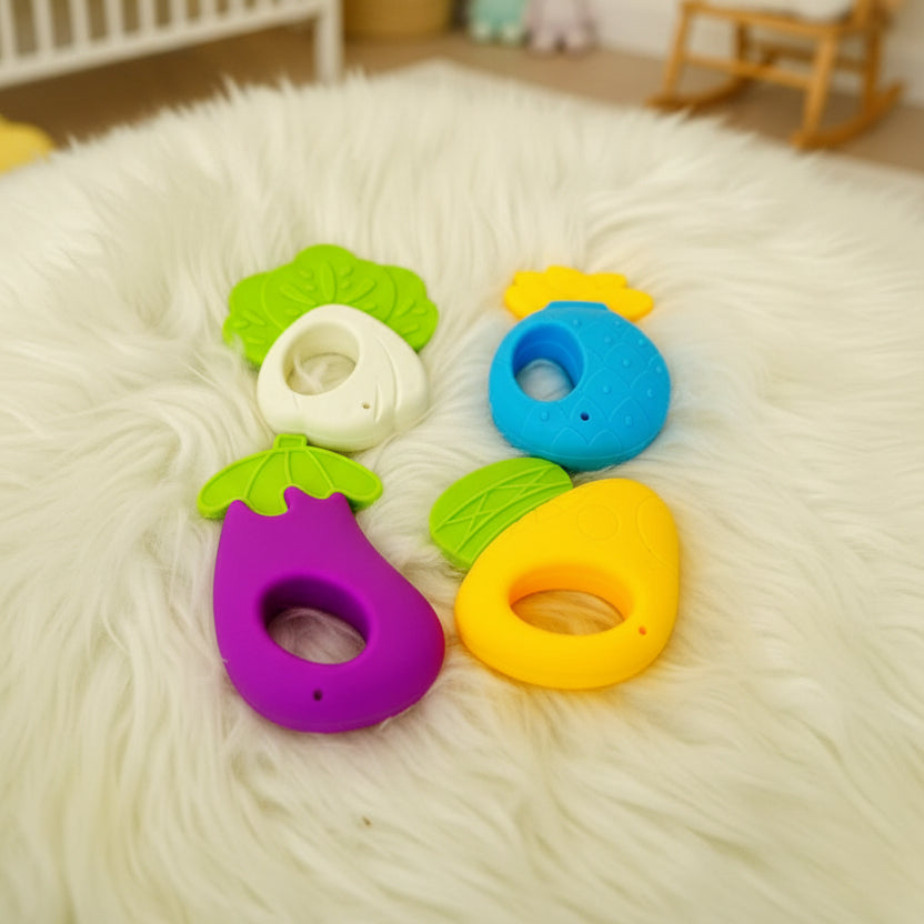 Colorful 4-Piece Set of Baby Teethers (YS466-5)