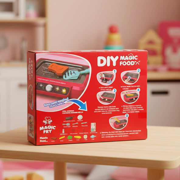 DIY Pretend Play Cooking Food Kitchen Toy Set for Kids (2A550)
