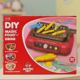 DIY Pretend Play Cooking Food Kitchen Toy Set for Kids (2A550)