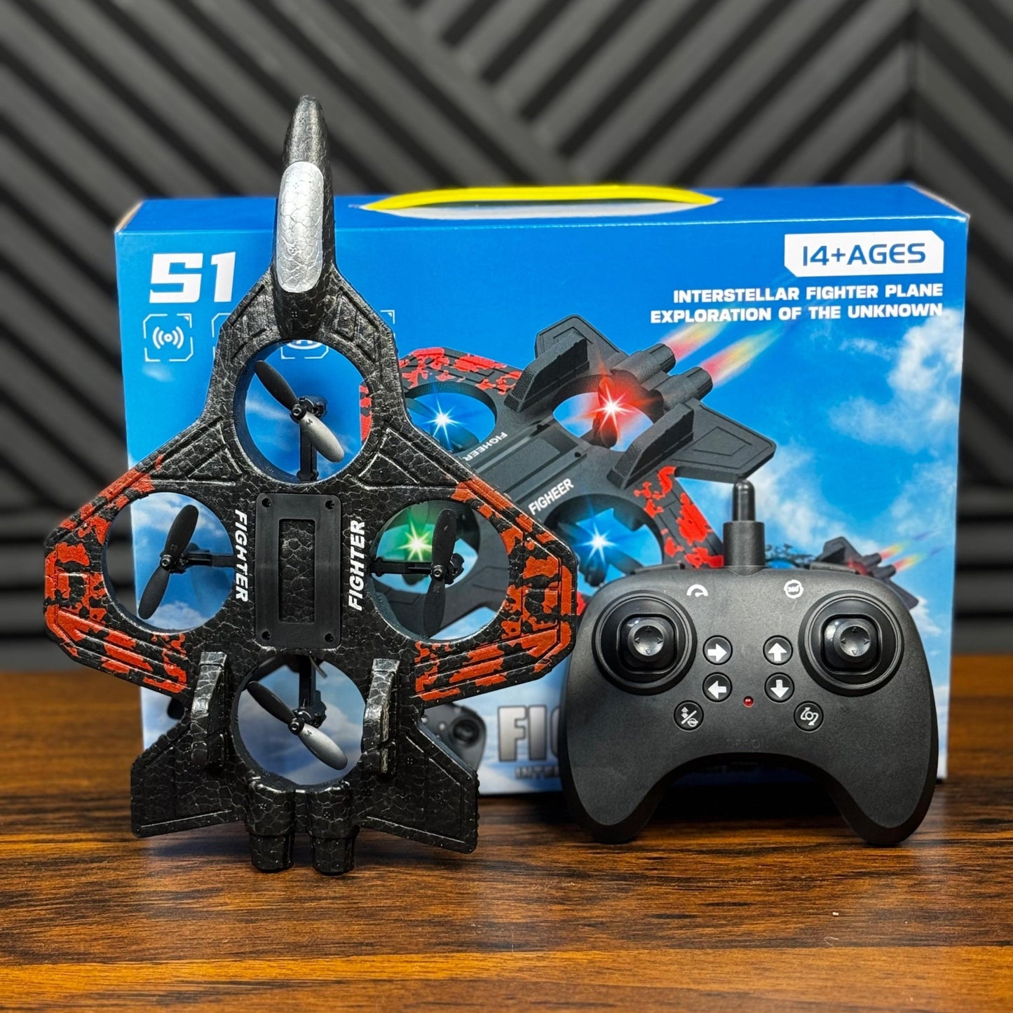 RC Combat Aircraft Drone – Remote Control Flying Jet Toy for Kids - Toynix