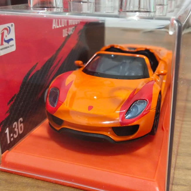 Porsche Premium 1:36 Scale Die-Cast Car (Random Colors | W36888)