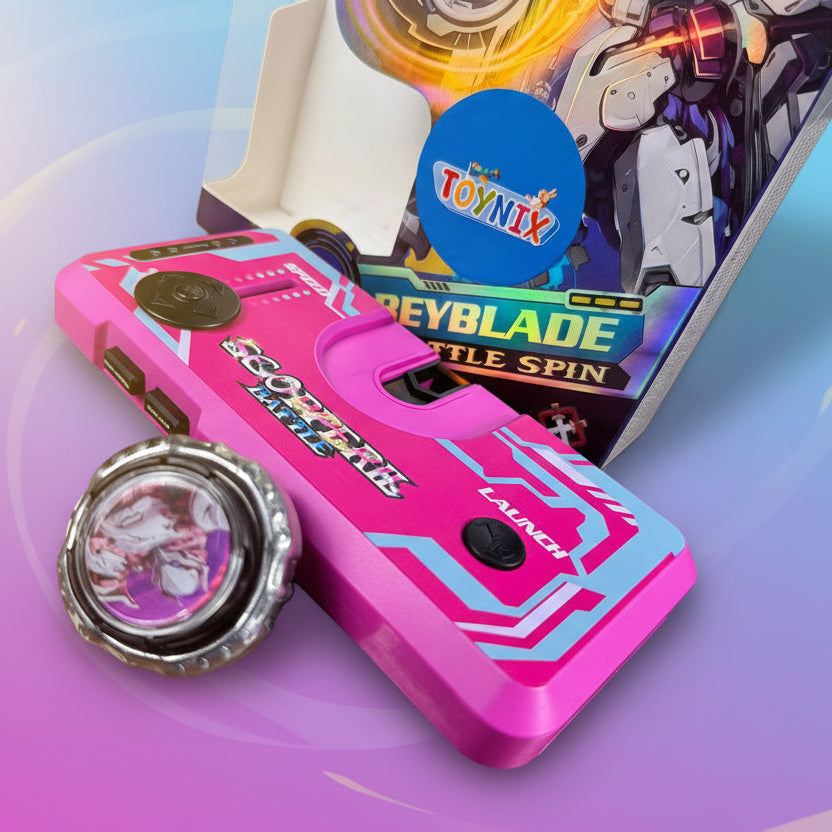 Electronic Beyblade Launcher Toy For Kids (Random Color)