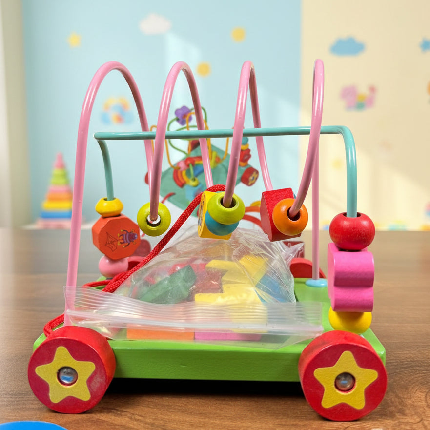 Wooden Bead Roller Coaster Toy For Kids | 2025-0