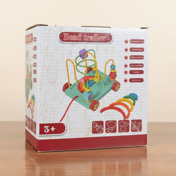 Wooden Bead Roller Coaster Toy For Kids | 2025-0