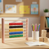 Wooden Abacus Counting Colorful Beads Set for Kids (2025-36)