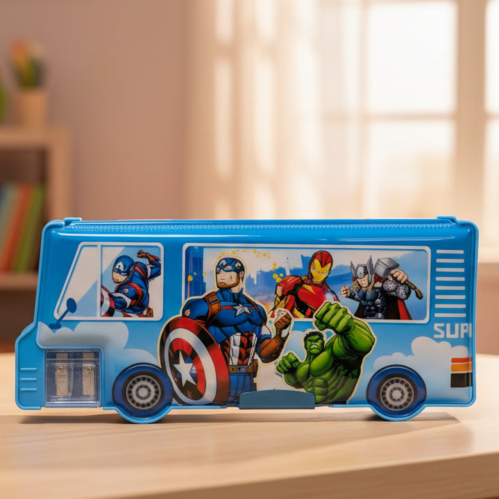 MultiFunctional Magnetic Pencil Box For Kids (JH-990)