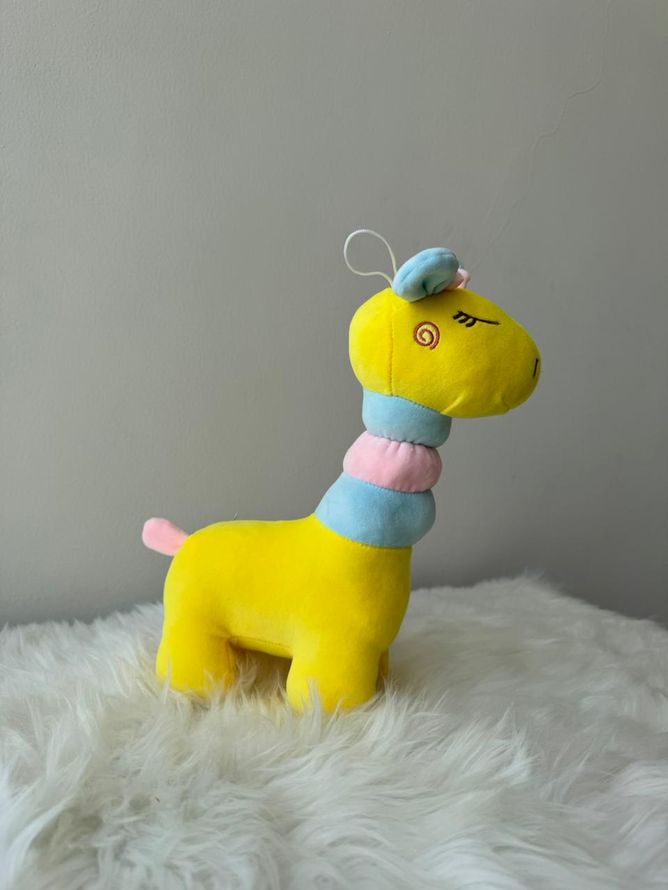 Cute Giraffe Plush Toy for Kids |25cm (Random Color)