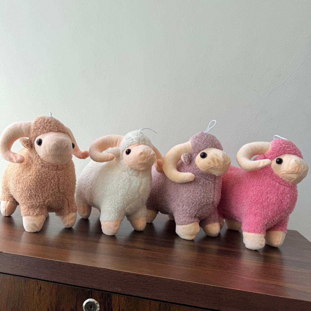 Cute Sheep Plush Toy for Kids | 25cm (Random Color)