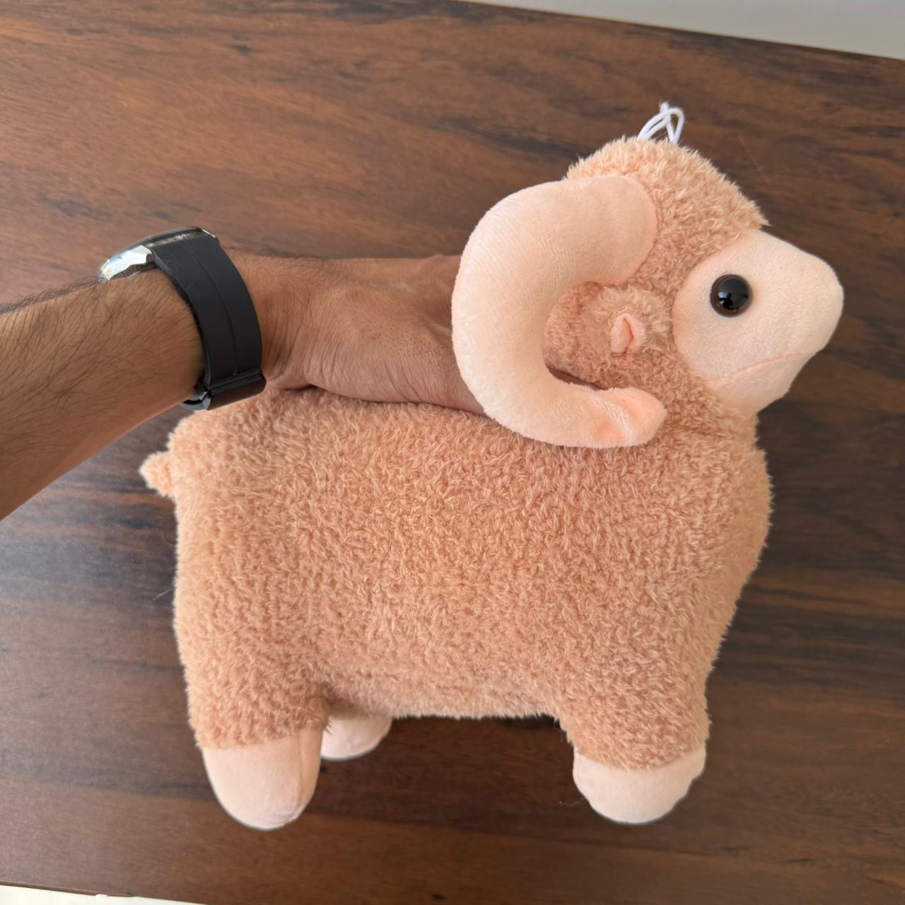 Cute Sheep Plush Toy for Kids | 25cm (Random Color)