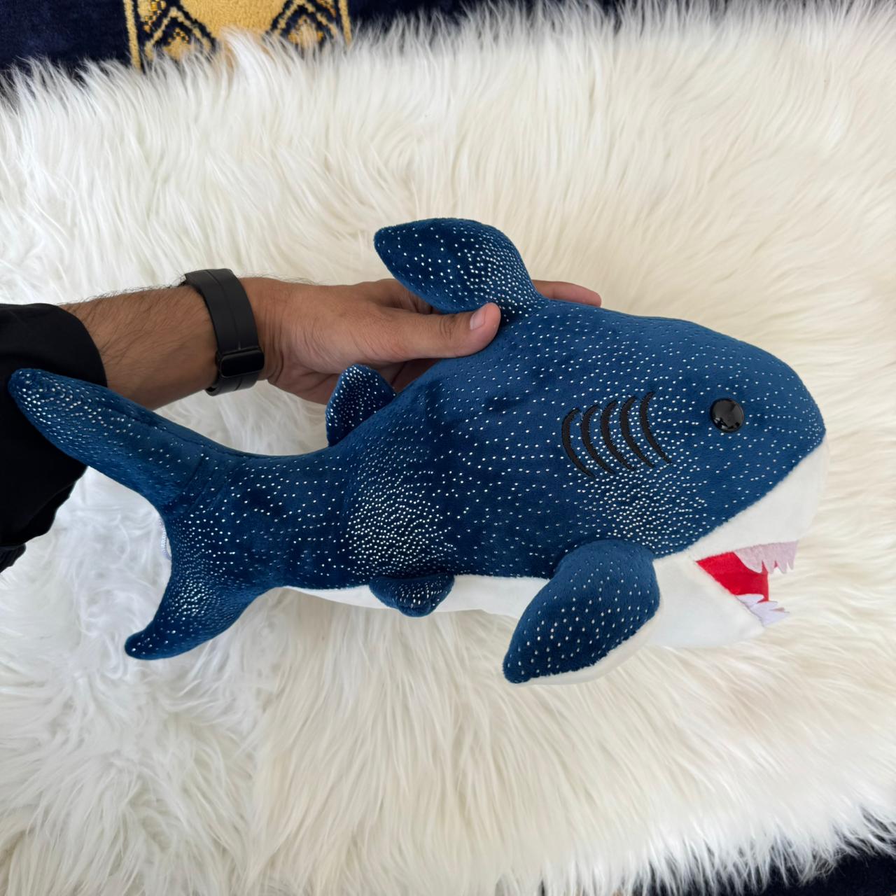 Shark Plush Washable Soft Toy for Kids | 25cm (Random Color)