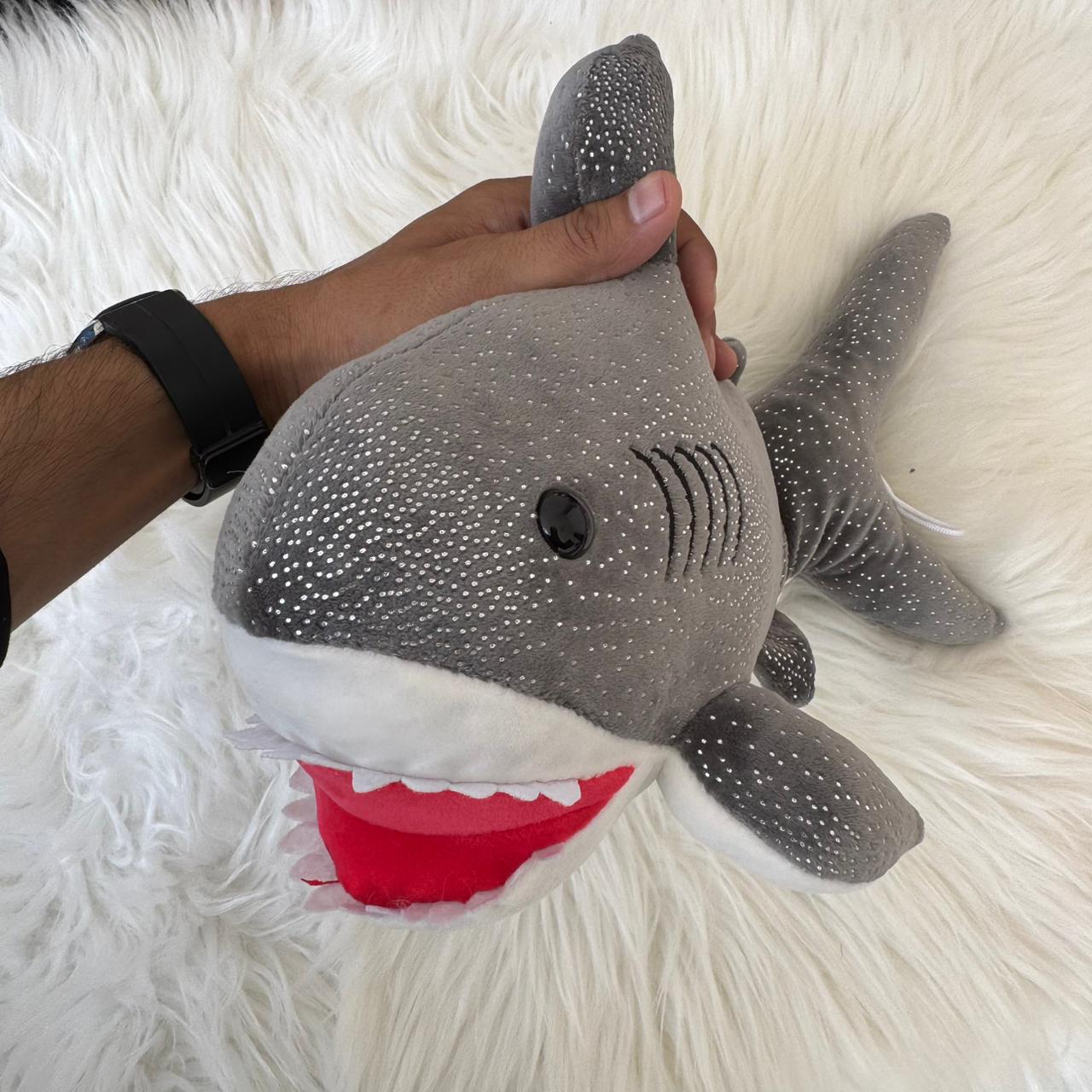 Shark Plush Washable Soft Toy for Kids | 25cm (Random Color)