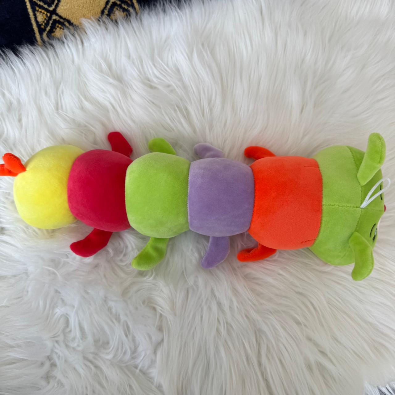 Colorful Caterpillar Plush washable Soft Toy for Kids | 25cm