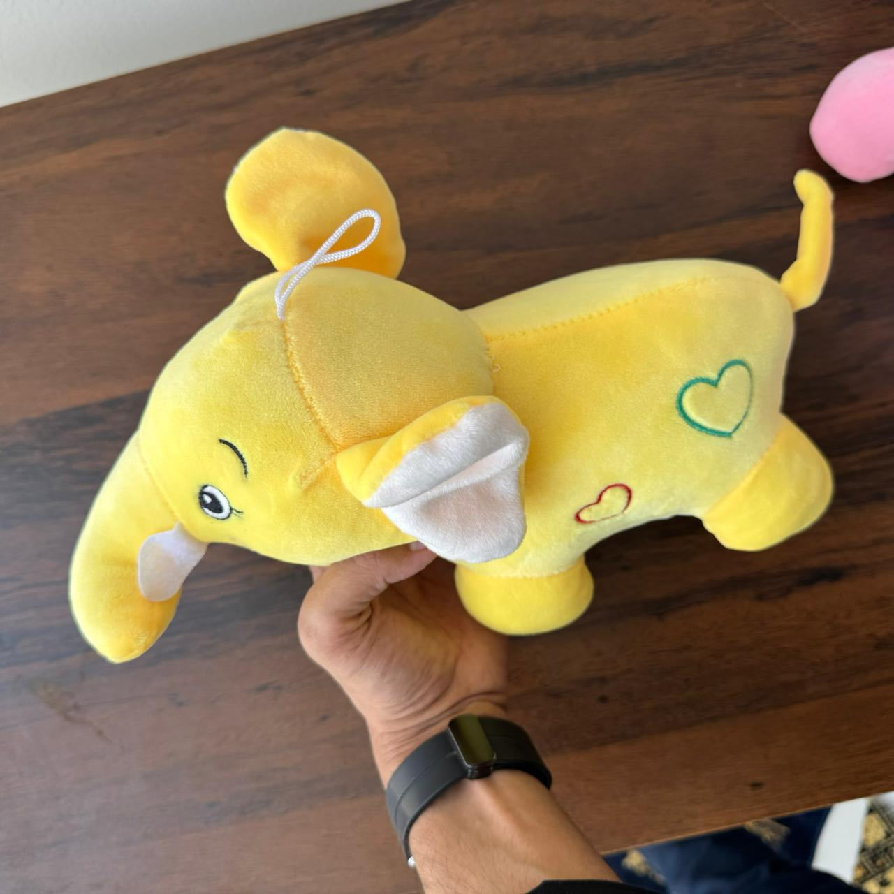 Cute Elephant Plush Toy for Kids | 25cm (Random Color)