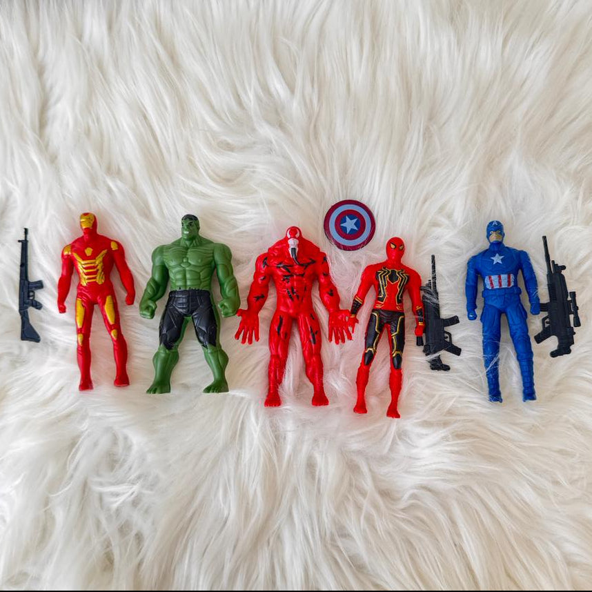 Avengers Super Hero Action Figure Set for Kids (BB5515A2)