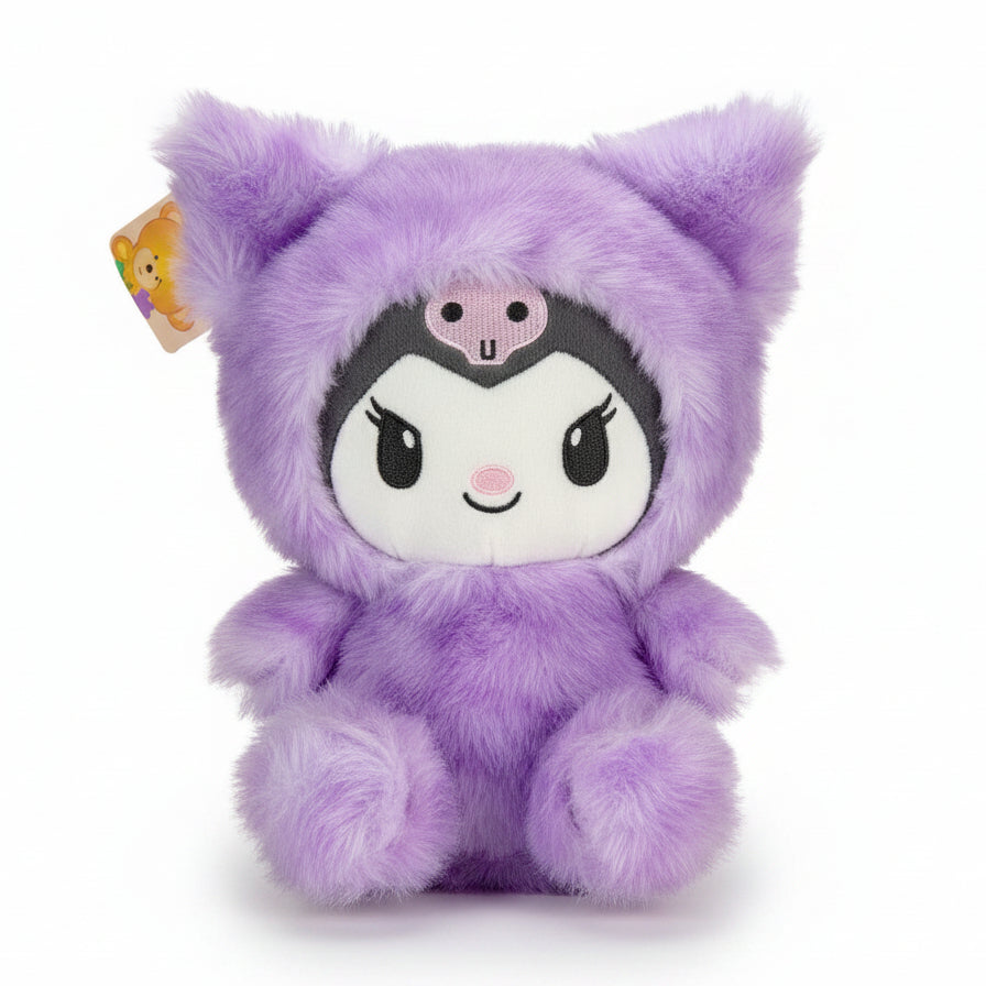Cute Fluffy Labubu Plush Toy for Kids (25cm | Random Color)