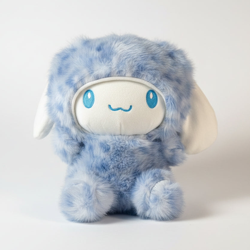 Cute Fluffy Labubu Plush Toy for Kids (25cm | Random Color)