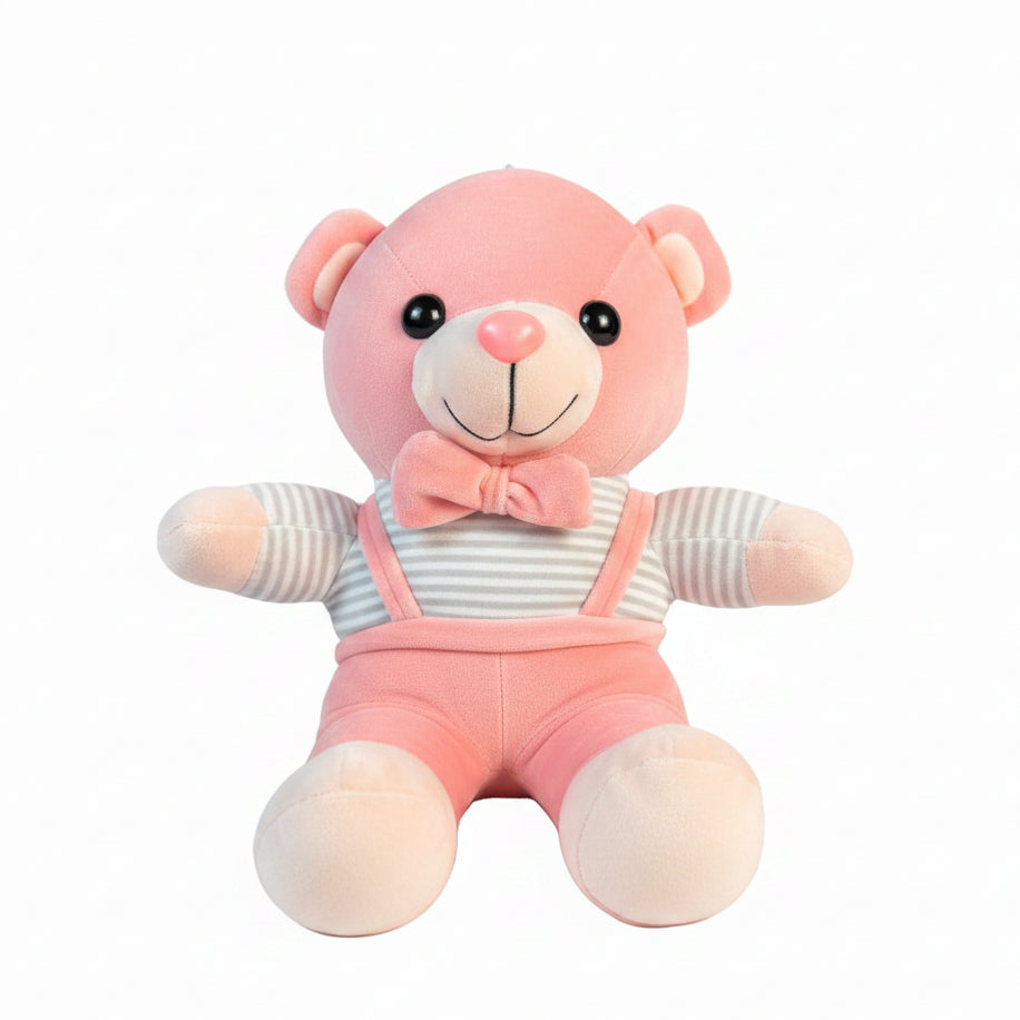 Cute Teddy Bear Plush Toy for Kids (25cm | Random Color)