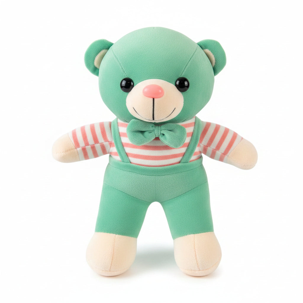 Cute Teddy Bear Plush Toy for Kids (25cm | Random Color)
