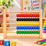 Wooden Abacus Counting Colorful Beads Set for Kids (2025-36)