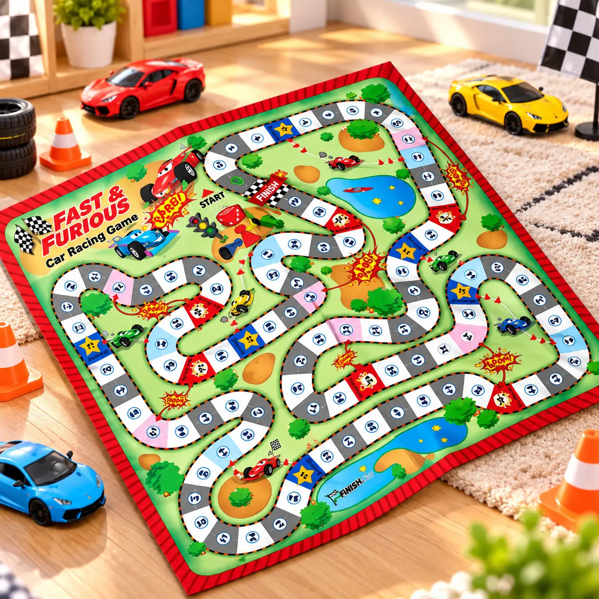 Wooden Ludo & Snakes Ladder Board Game for Kids & Family Toynix.pk