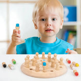 Wooden Memory Chess Matching Game (2025-42)