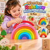 Wooden Rainbow Building Blocks | 2025-2
