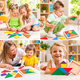 Wooden Tangram Intelligence Puzzle For Kids (2025-49)