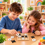 Wooden Tic-Tac-Toe Puzzle Game (2025-48)