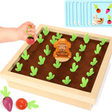 Wooden Vegetable Harvest Learning Game (YT-3688)