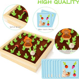 Wooden Vegetable Harvest Learning Game (YT-3688)