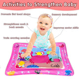 Premium Baby Inflatable Water Tummy Time Mat (Pink)